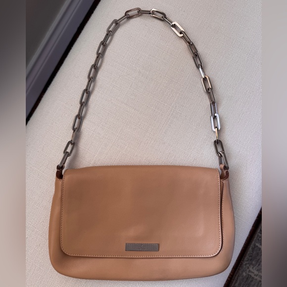 VINTAGE GUCCI JACKIE BAGUETTE MINI LEATHER BAG - Picture 1 of 14